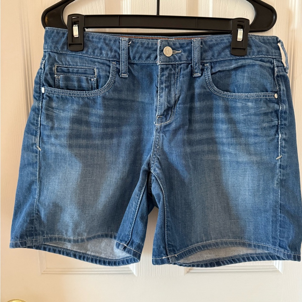 Pilcro Anthropologie Stylish Blue Denim Jean shorts Sz 29